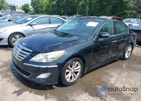 2013 Hyundai Genesis 3.8L from USA, damaged, VIN KMHGC4DD2DU229204
